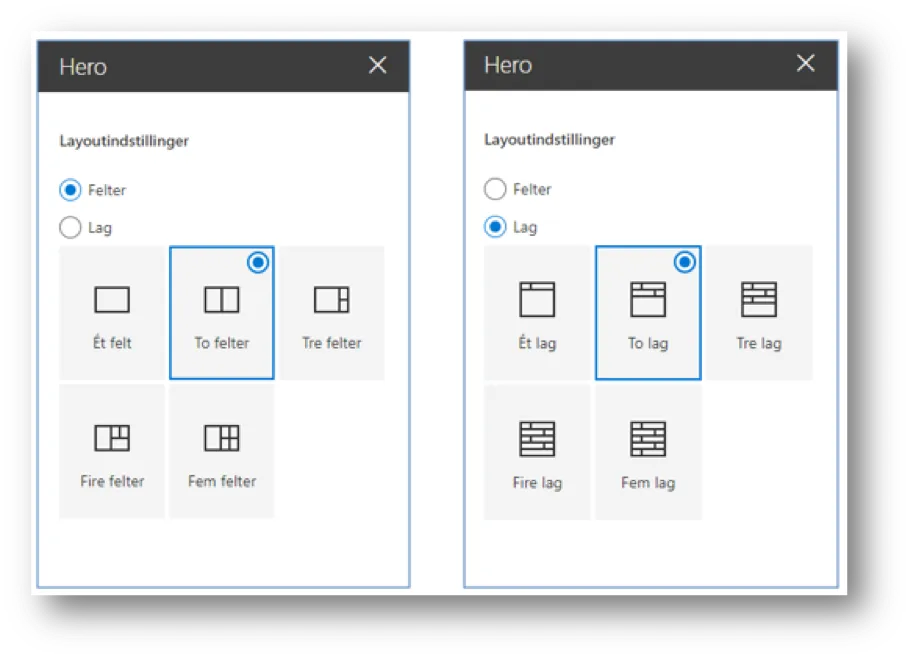 Hero-Webdel SharePoint Online
