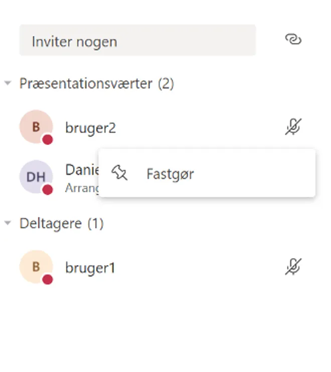 Viser et overblik over deltagernes muligheder, når deres rettigheder er blevet begrænset.