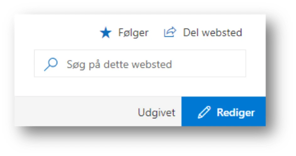 Rediger ovre i højre hjørne. 