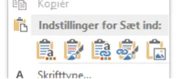 Overblik over den måde man kan indsætte sit digram på