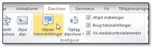 Tryk på den lille båndoptager oppe i menuen
