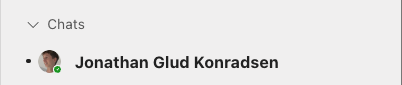 Chat I den gamle visning i teams